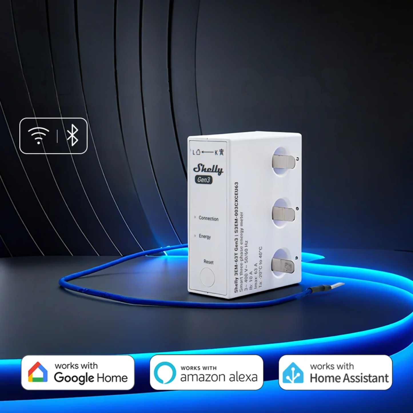 Smart Energy Meter with Real-Time Monitoring and Reporting