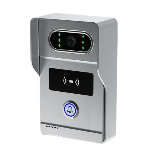 Wireless Video Doorbell 7" Monitor Smart Home Intercom Kit