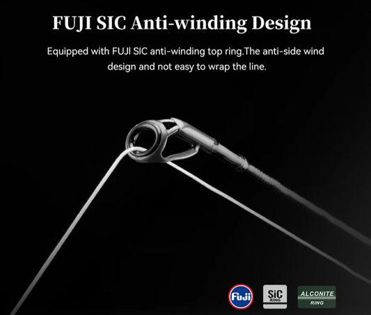 Portable 2.08m Travel Spinning Fishing Rod