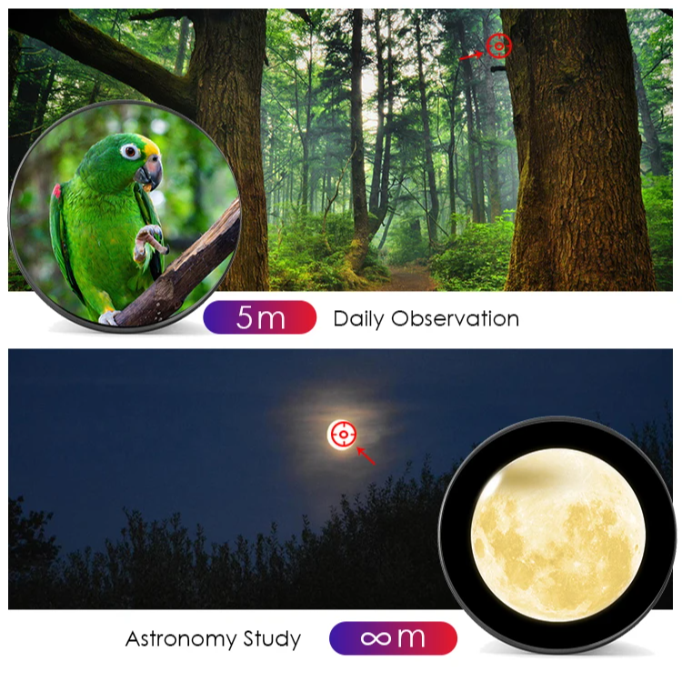 HD 60x Zoom Lens Telescope with Tripod Stand for Smartphones