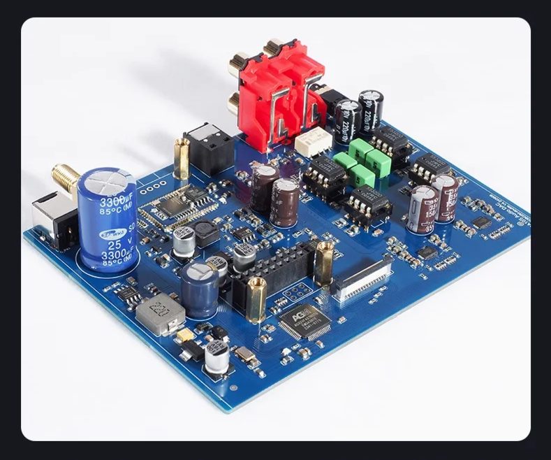 Silver USB DAC Dual ES9038 Hi-Res Bluetooth 5.1
