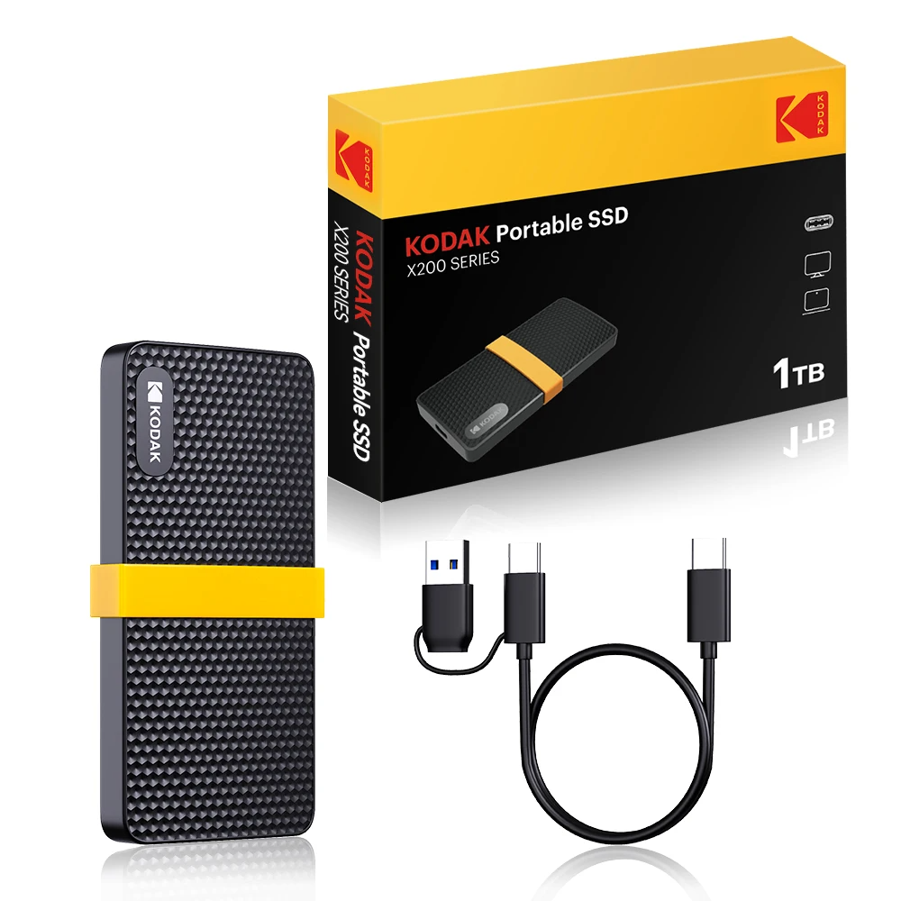 Portable 1TB External SSD USB 3.1 for Laptop PC PS4
