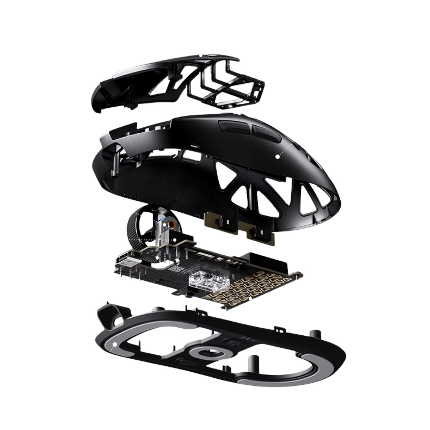 Lightweight Magnesium Alloy Gaming Mouse 42000DPI Ultra Black