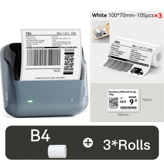 Bluetooth Label Maker 100x70mm for Office Retail and Warehouse