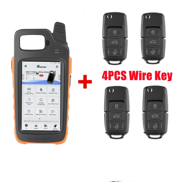 Comprehensive Key Programming Kit with 4 Smart Keys
