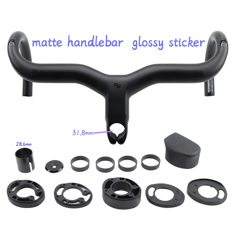 440×80mm Carbon Handlebar with Internal Cable Routing