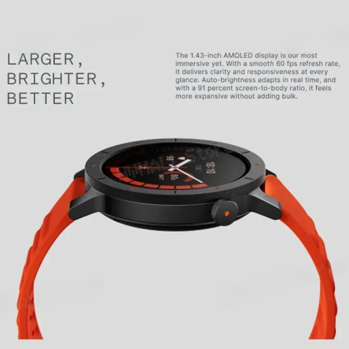 Light Green CMF Watch 3 Pro Smartwatch 1.43" AMOLED GPS