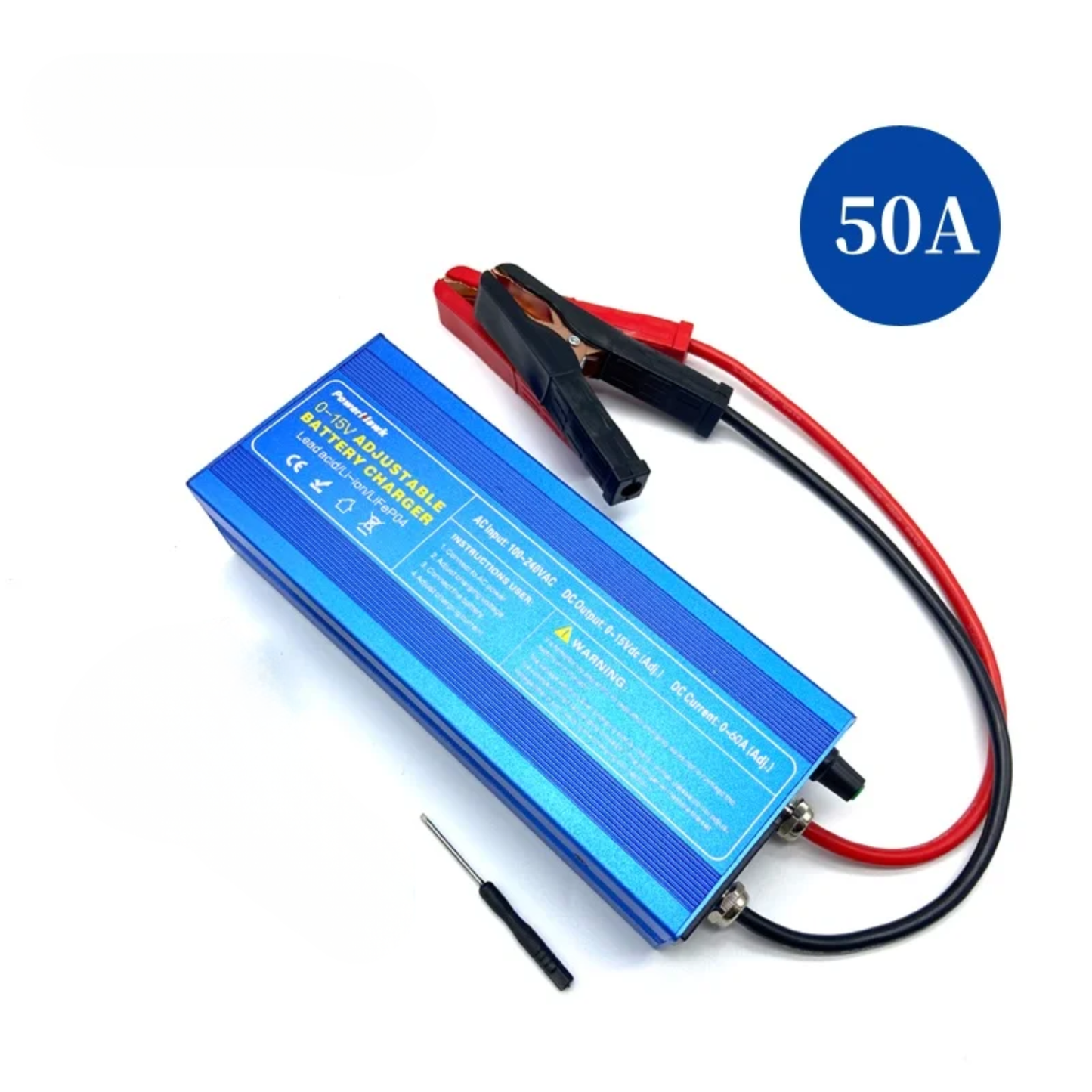 50A High-Power 12V Lithium Battery Charger