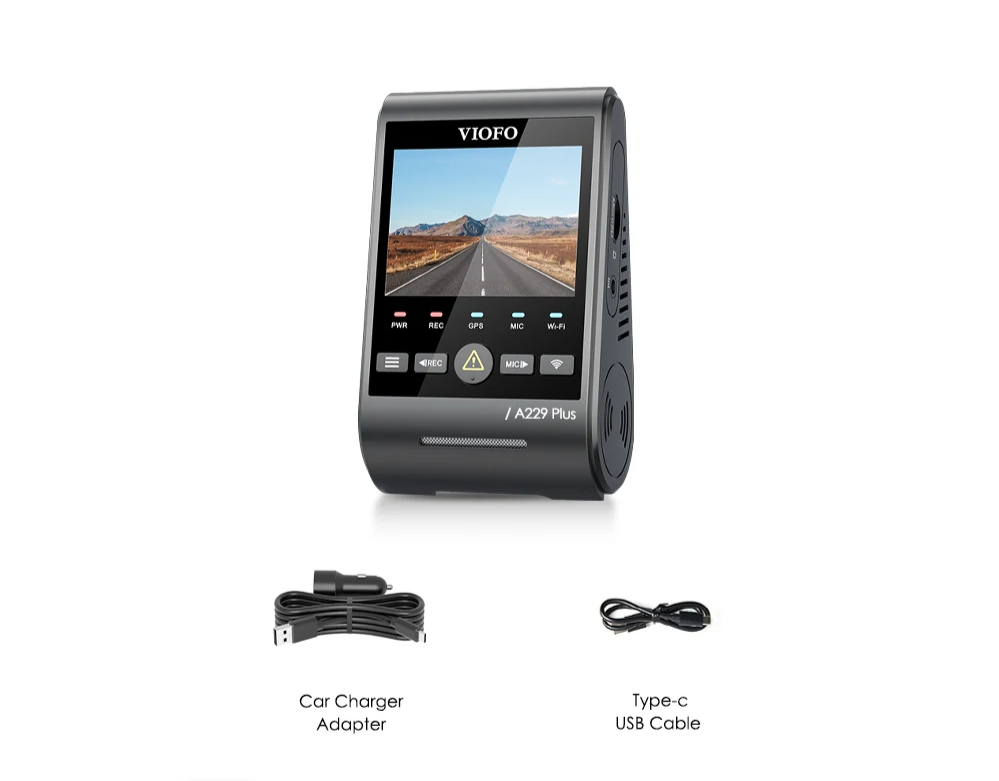 Car DVR with GPS & Wi Fi 1 Channel 64GB