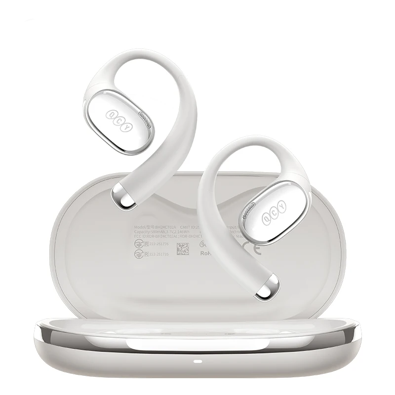 Open-Ear Wireless Earbuds with LDAC and Bass Boost