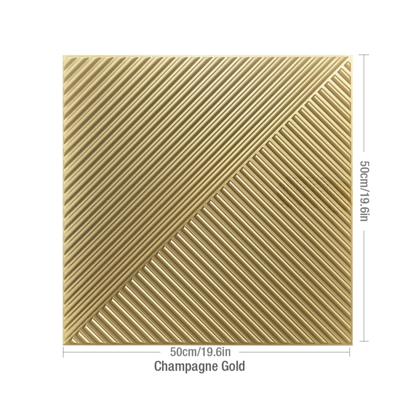 H-Premium Geometric 3D PVC Wall Panels 12-Pack