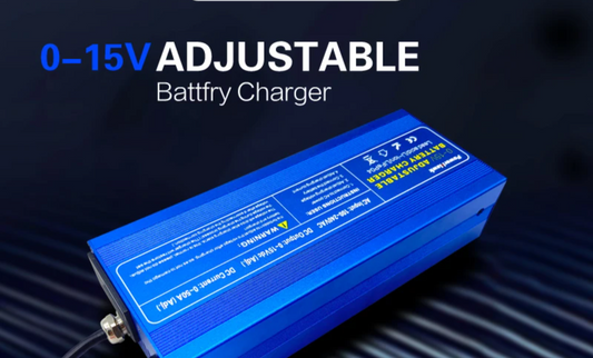 Fast 60A 12V LiFePO4 Battery Charger Adjustable