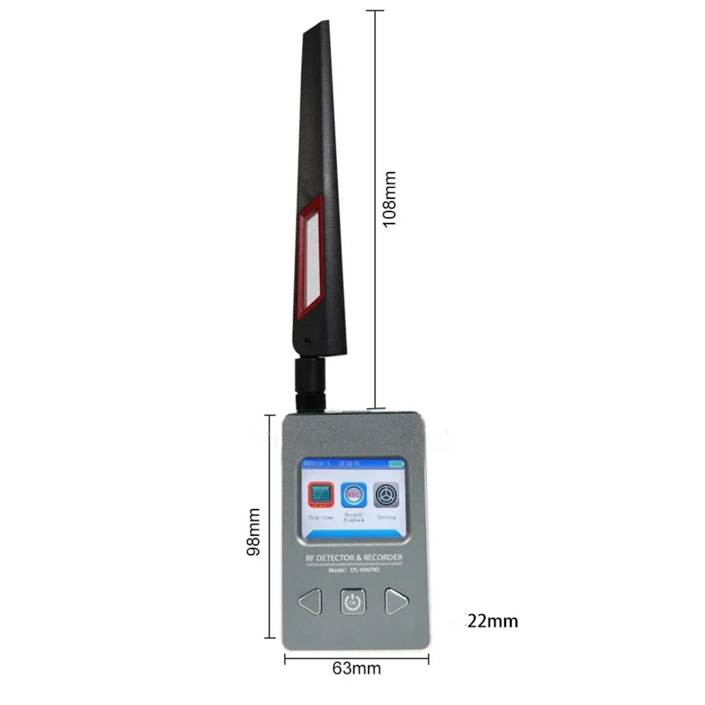 Portable Anti Spy Detector with GPS Tracker and Camera Finder