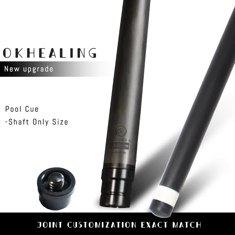 12.8mm Pro Tap Carbon Fiber Billiards Shaft