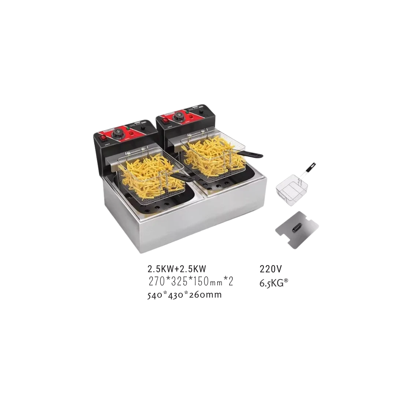 Heavy Duty 20L Electric Deep Fryer Large Fryer