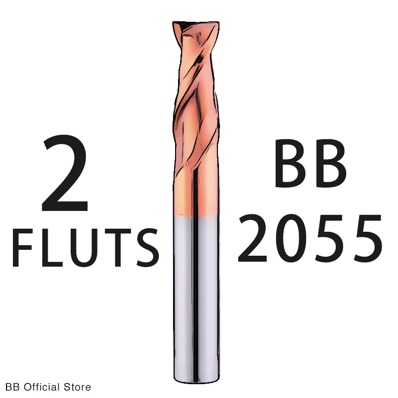 2 Flute CNC End Mill 14mm x 100mm Carbide Cutter
