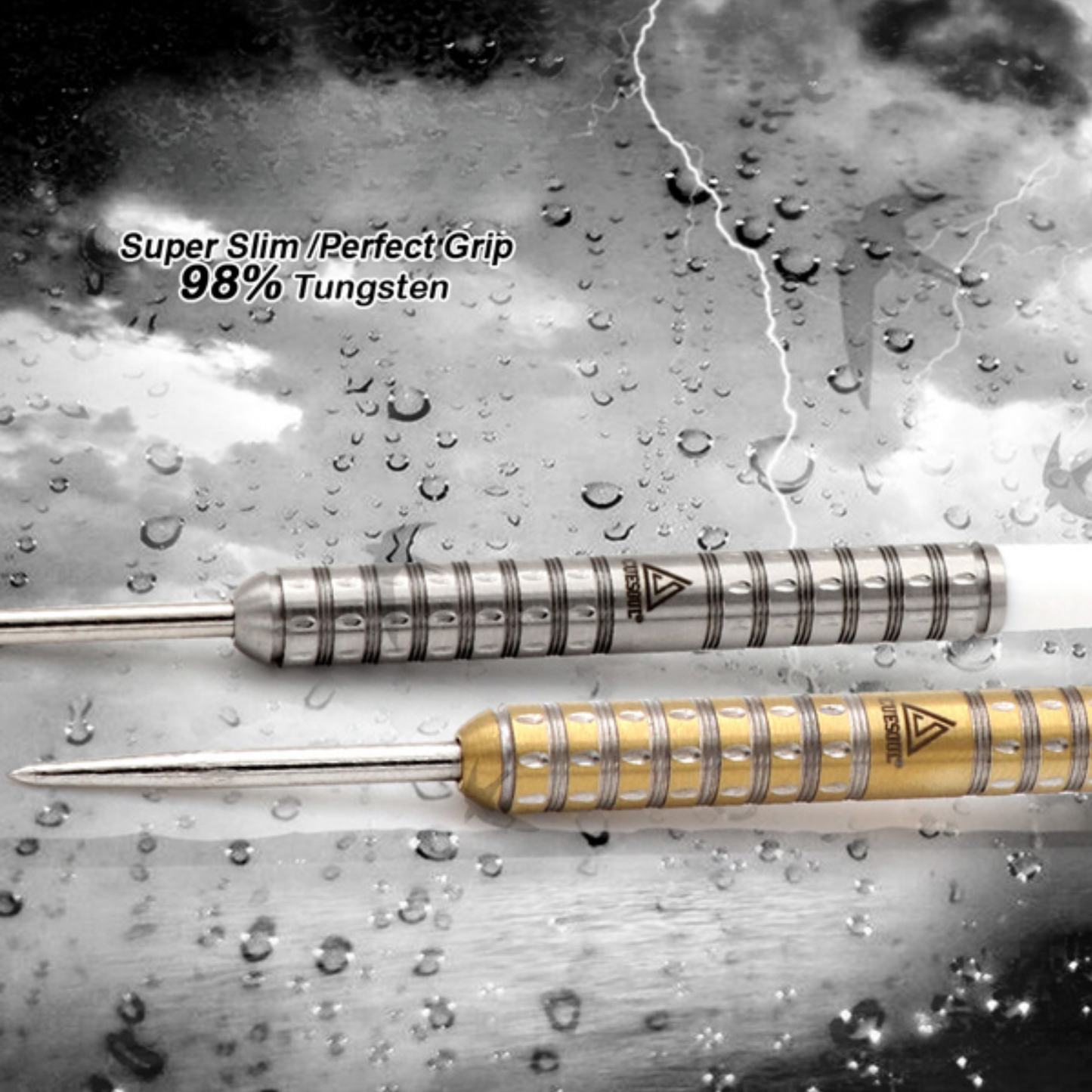 22g Slim Tungsten Steel Tip Darts Set with Case