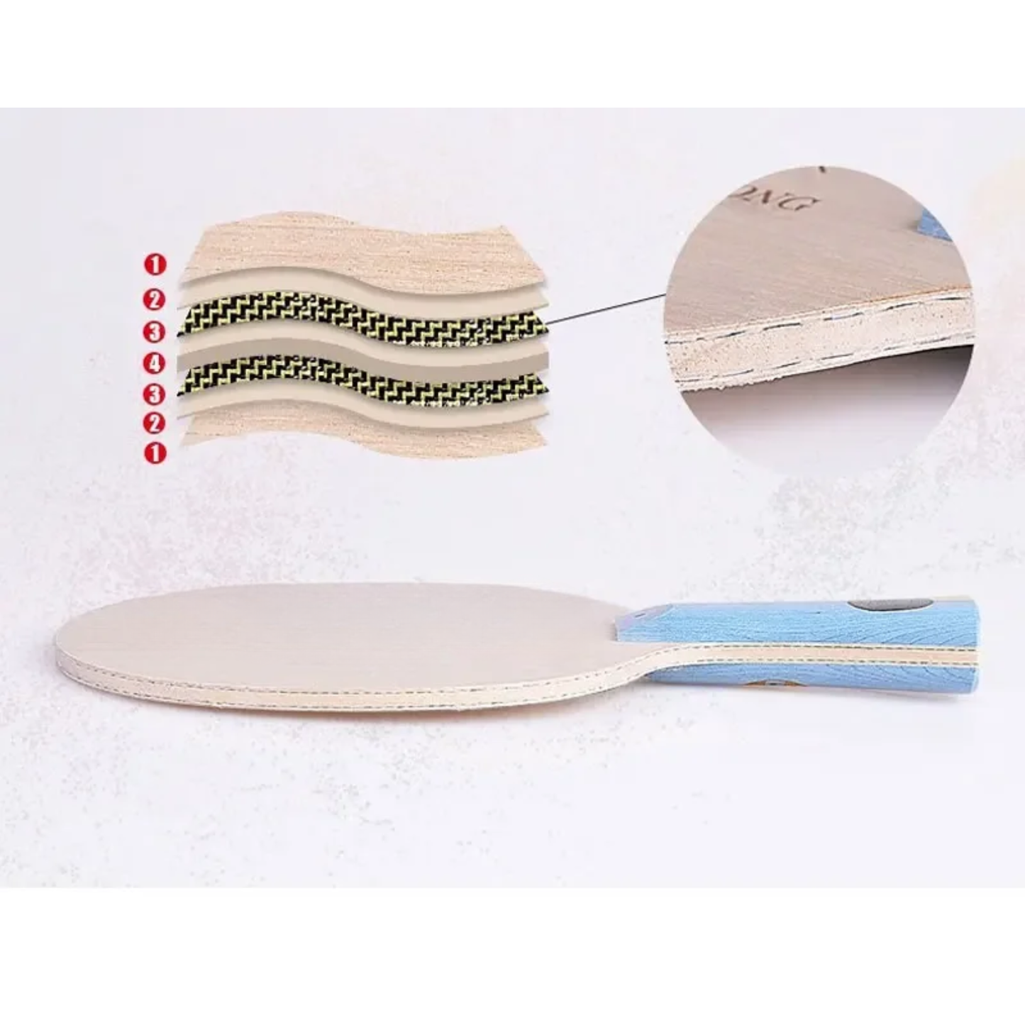 Professional Long 5x FL Table Tennis Blade