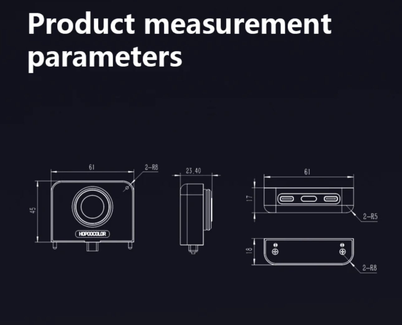 Portable PAR PPFD Spectrometer Meter HPCS310P