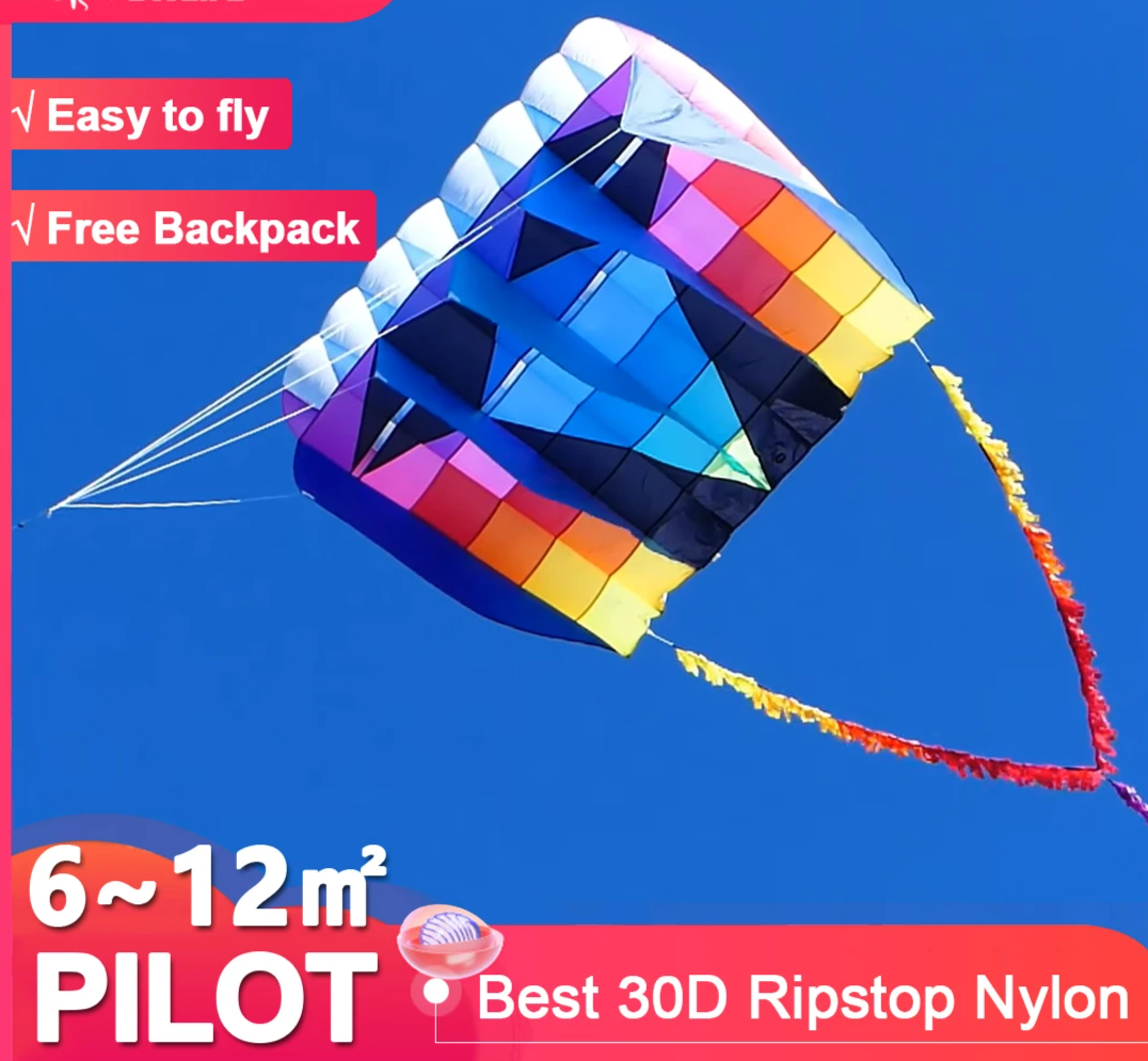 12sqm Inflatable Foil Kite No Tail 30D Nylon