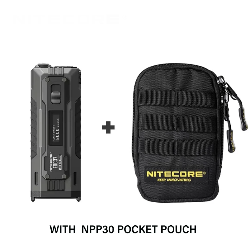 Tactical EDC37 Flashlight 8000 Lumens with NPP30