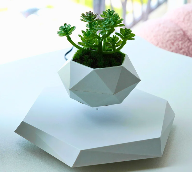 Floating Magnetic Levitation Plant Pot for Succulents