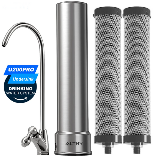 5-in-1 Stainless Steel Under Sink Drinking Water Filter with Faucet