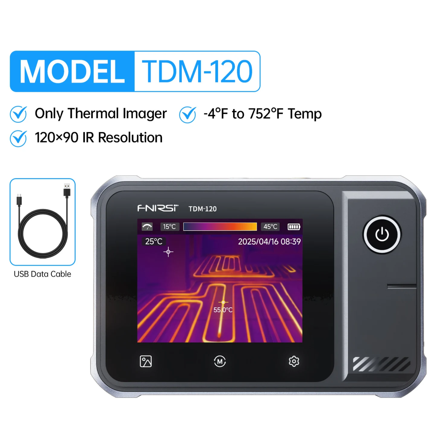 Portable Thermal Tester 120x90 Temperature Measuring Device