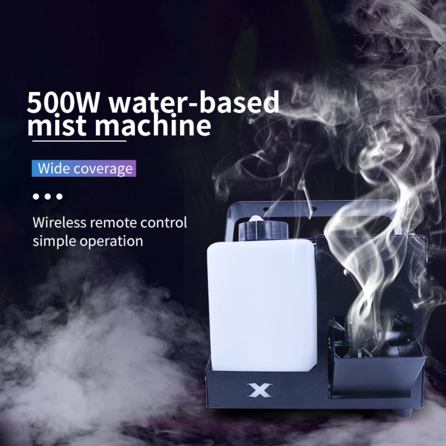 500W DMX Smoke Machine Water Based Hazer Fog