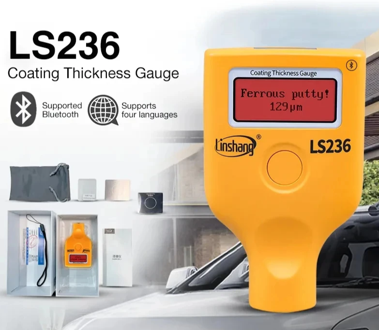Digital Coating Thickness Gauge Automotive Paint Tester