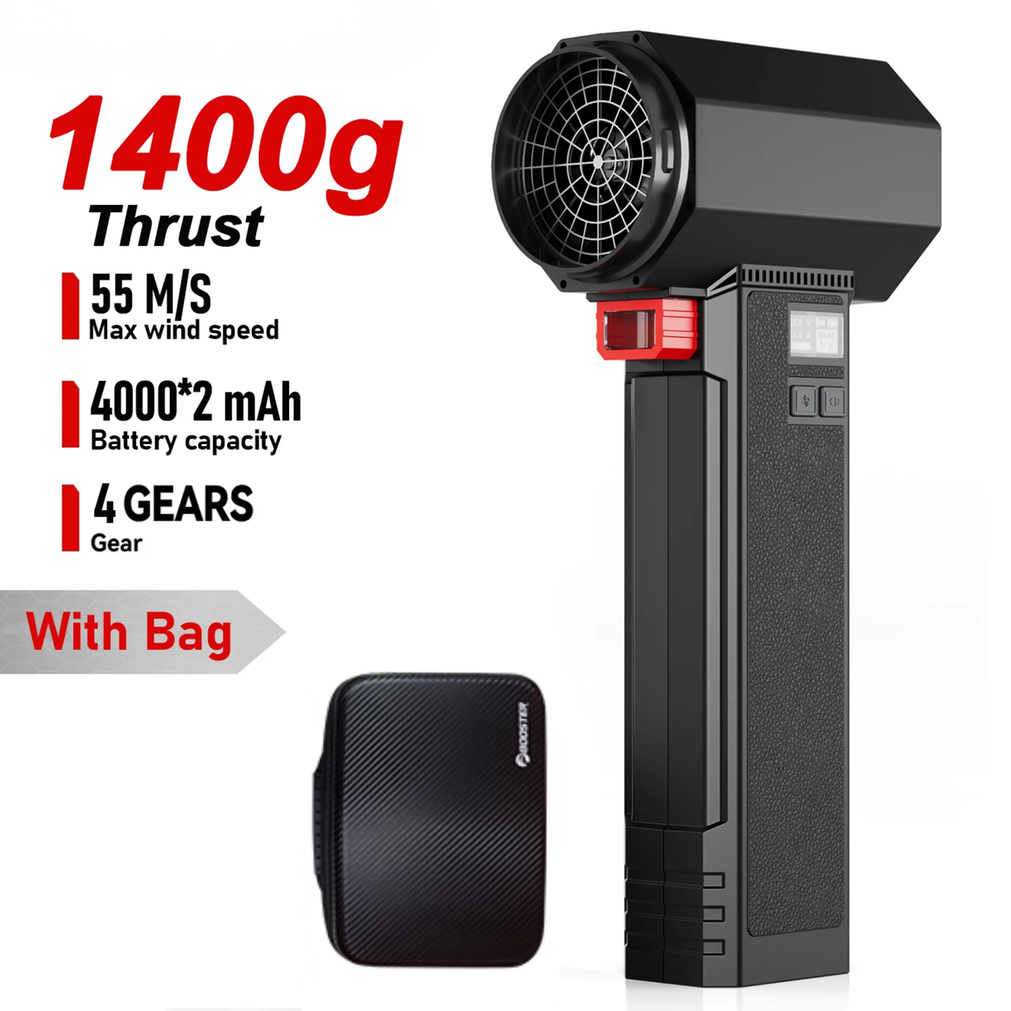 Portable Air Blower 4000mAh Brushless Turbo Fan