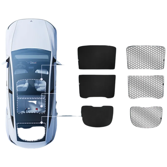 Tesla Model Y 2025–2026 Roof Sunshade 3PCS Set