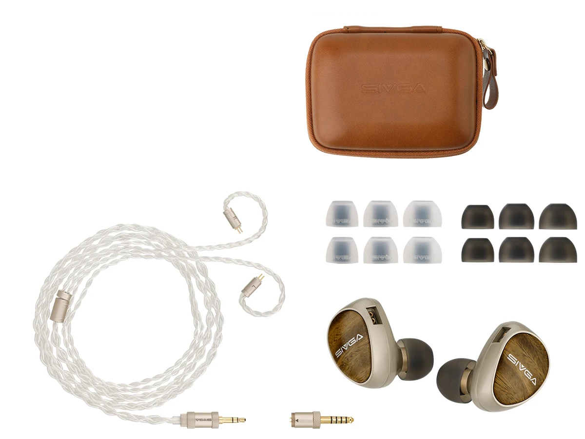 HiFi In-Ear Earphones with Flat Glass Diaphragm