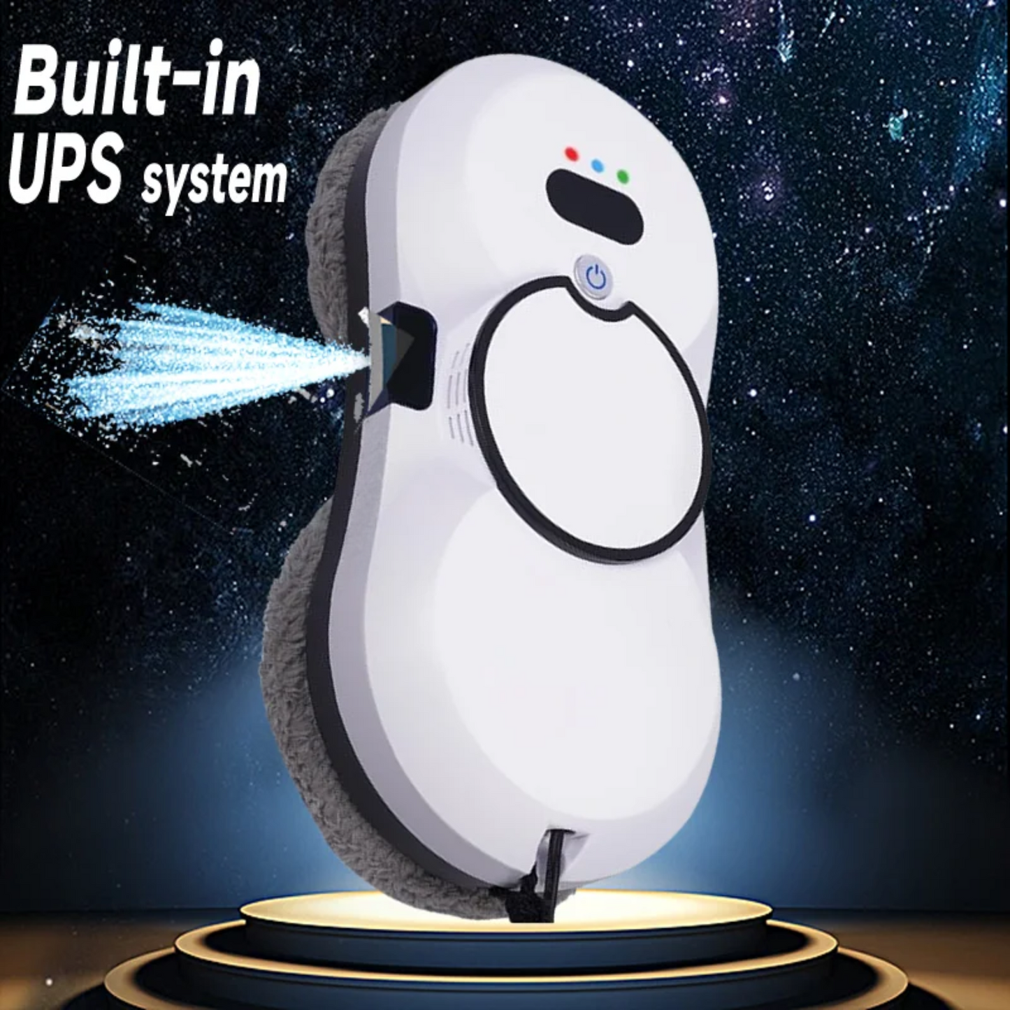 Smart Robot Window Cleaner with Automatic Vacuum Suction