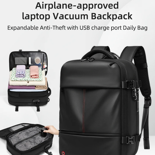 Portable Travel Laptop Backpack 16 Inch with Pump