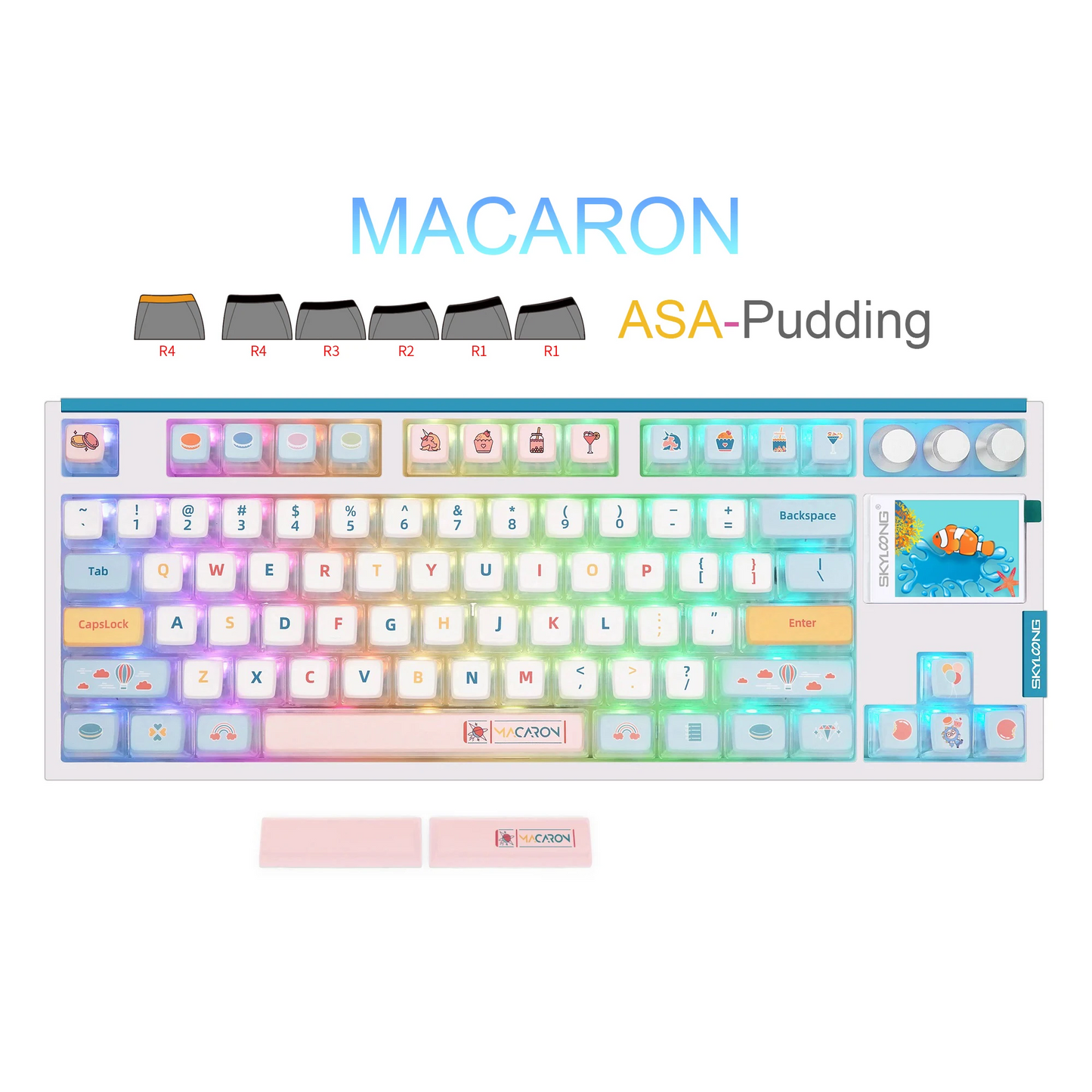 RGB Wireless Mechanical Keyboard Hot-Swappable 8000Hz