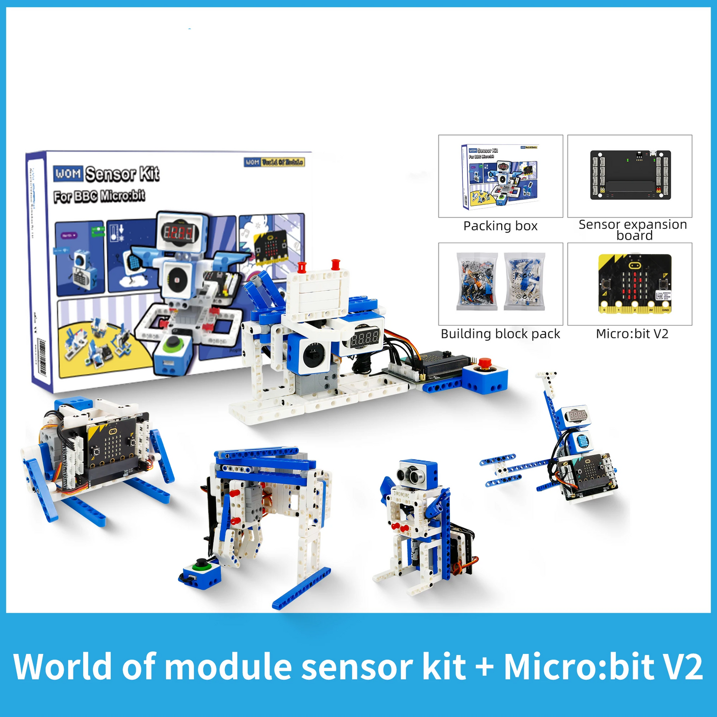 21-in-1 Microbit V2 Robotics Kit DIY STEM Toy