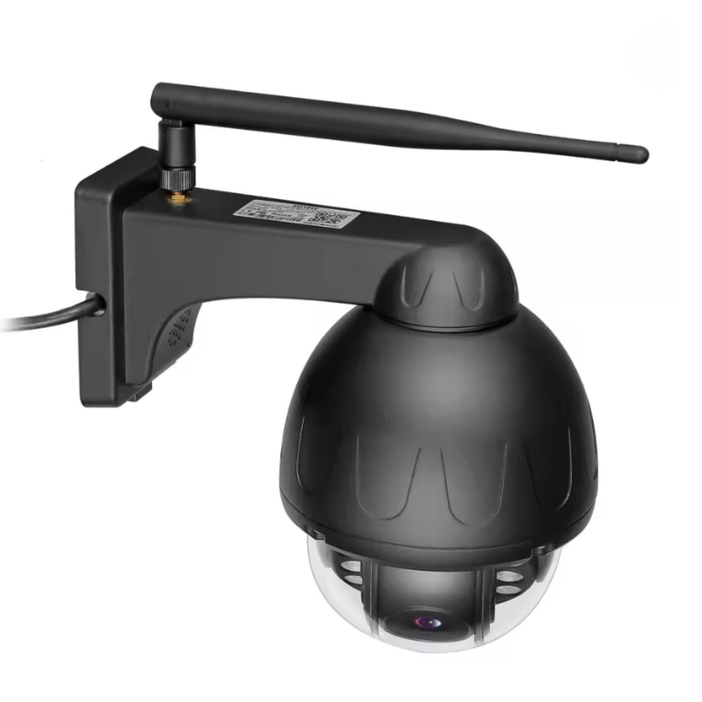 Smart 8MP Outdoor Security Camera with Two Way Audio Black