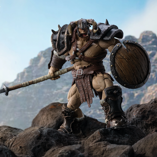 Limited Edition Orc Captain Action Figure Fleshcolour Boxed
