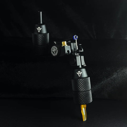 Professional Tattoo Gun Adjustable Stroke Matte Black
