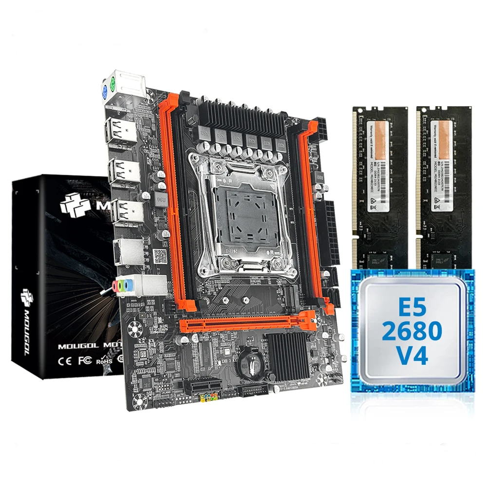 Intel Xeon X99 Gaming Motherboard Kit with 16GB ECC DDR4