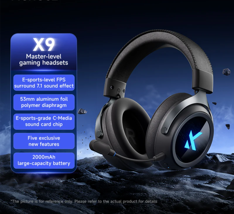 X9 Noise-Cancelling Headworn Headset Three Mode Gaming
