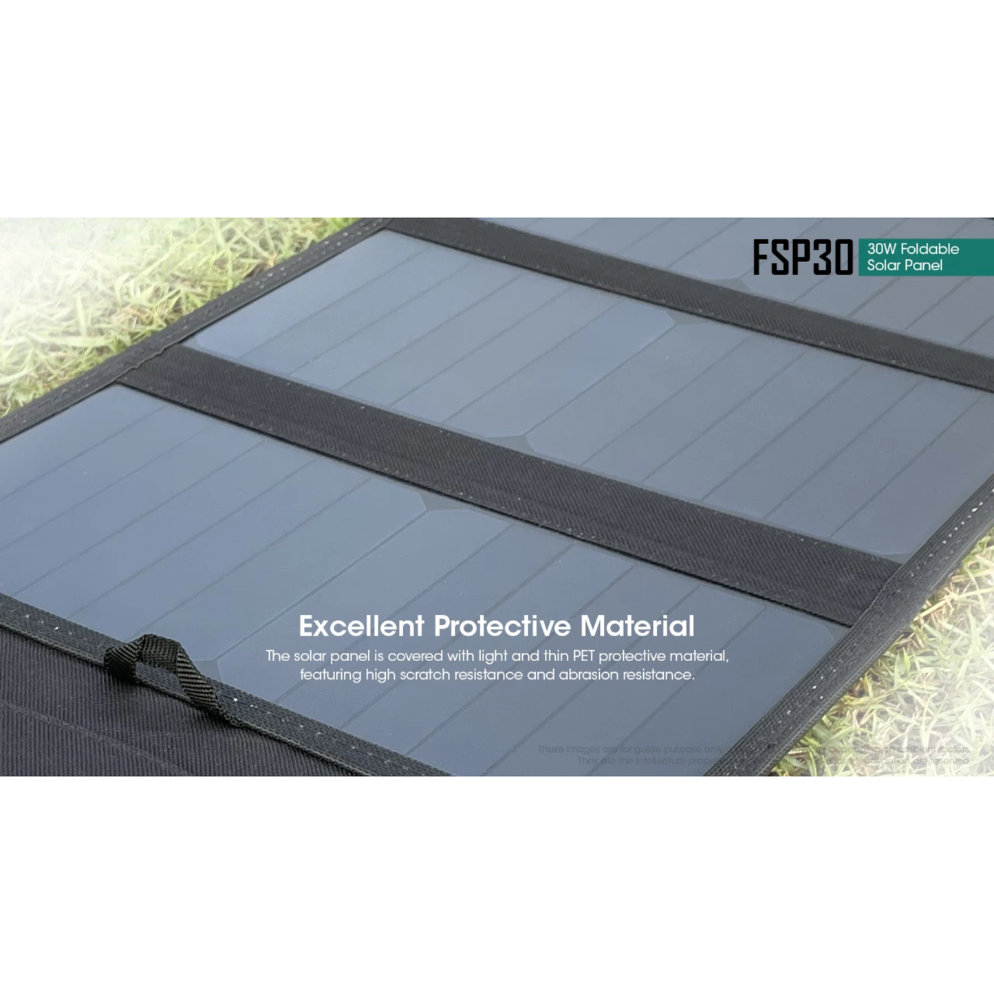 Waterproof 30W Solar Charger for Camping and Hiking