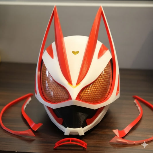 LED Shin Kamen Rider Cosplay Mask Adult Size