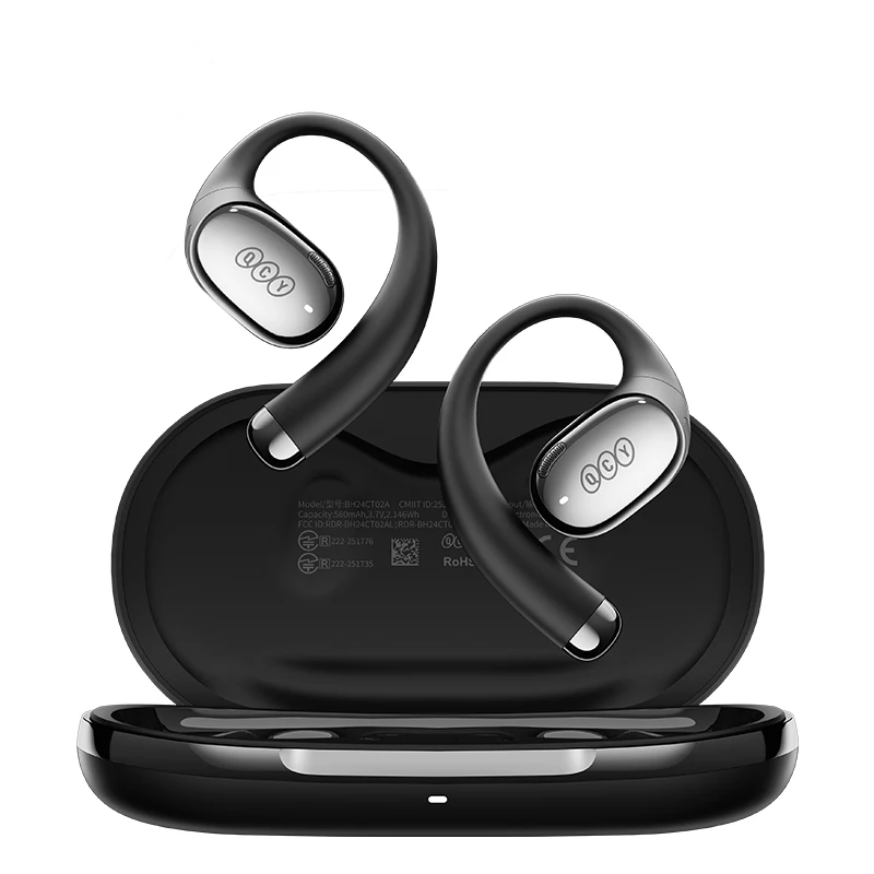 Open-Ear Wireless Earbuds with LDAC and Bass Boost
