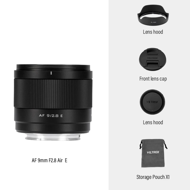 9mm F2.8 Autofocus Ultra-Wide APS-C Lens for Sony E