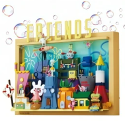 Krusty Krab Tentacles Stone House Block Model With Box