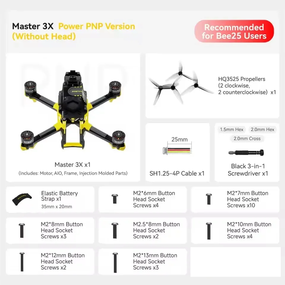 Modular FPV Drone PNP Custom Build Ready