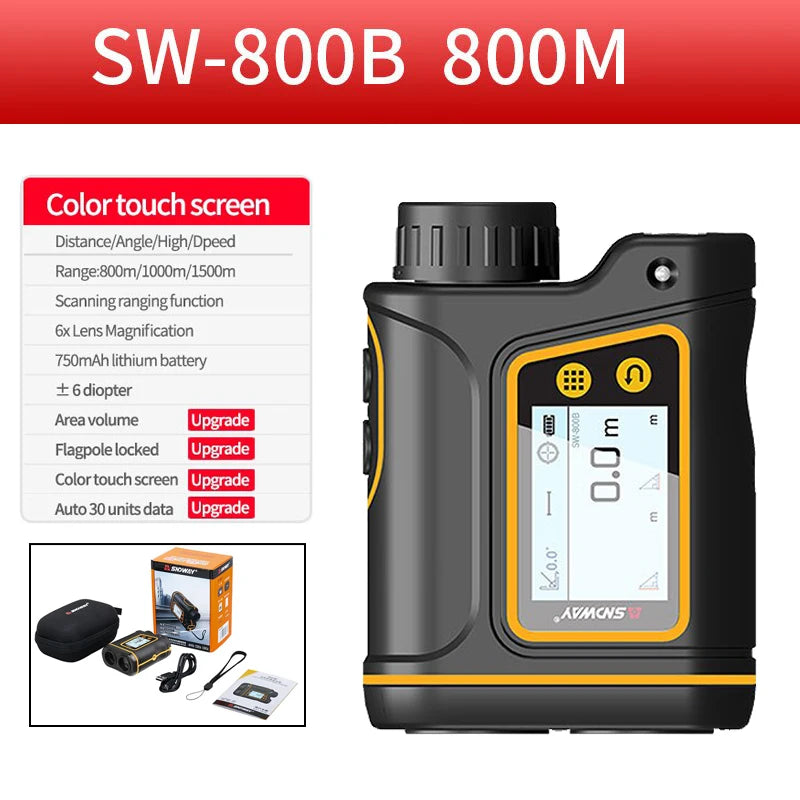 Professional 800M Laser Distance Meter with Clear Lens Optics