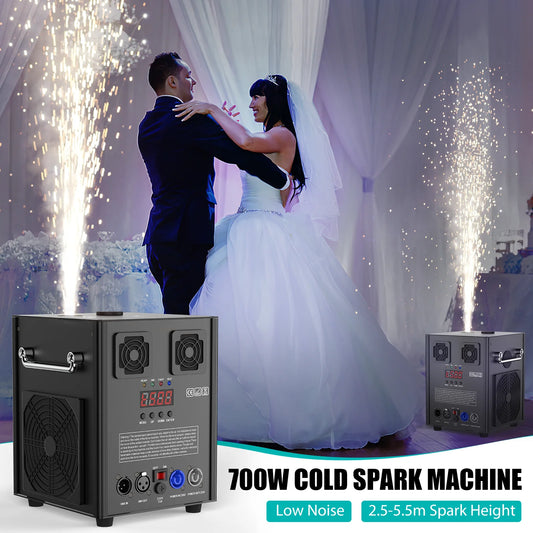 700W Cold Spark Machine DMX Wireless DJ Party